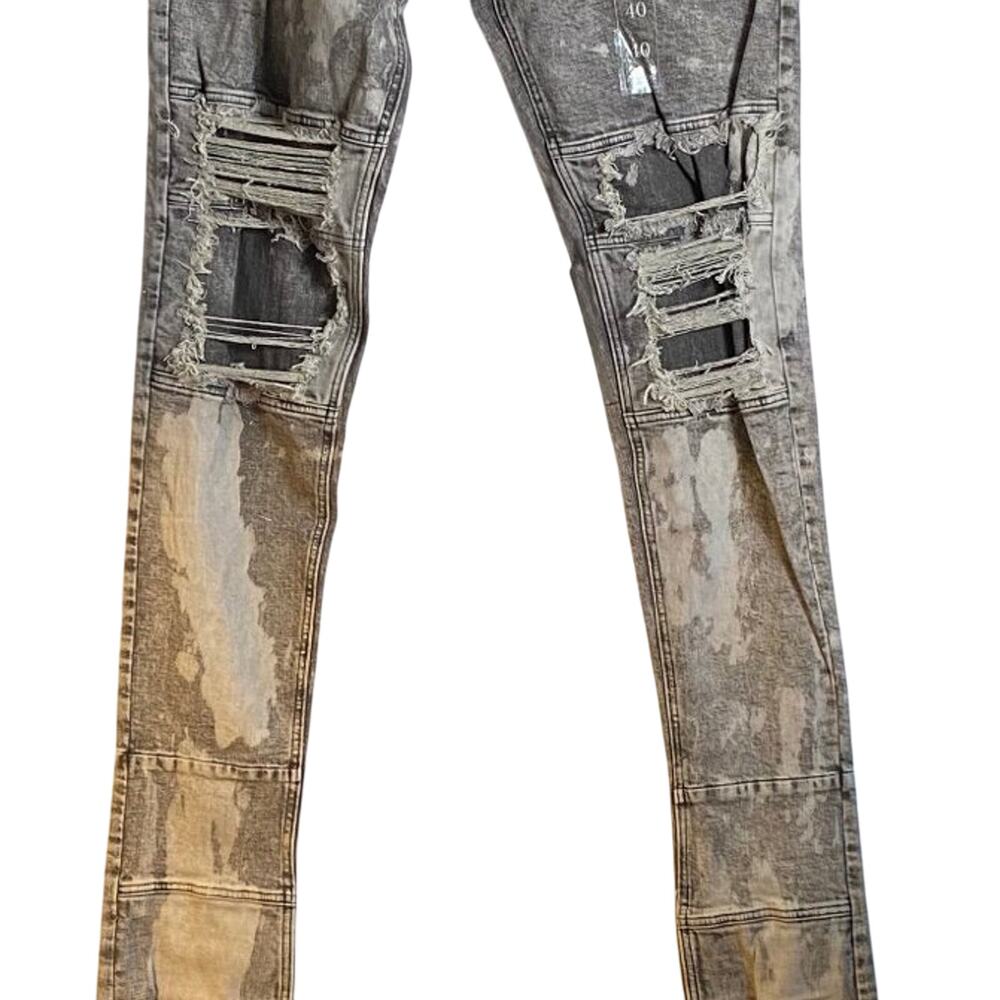 So tu veux i’homme super stacke size 30 Warren jeans grey wash